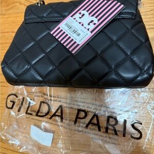 Black Quilted Women's Bag